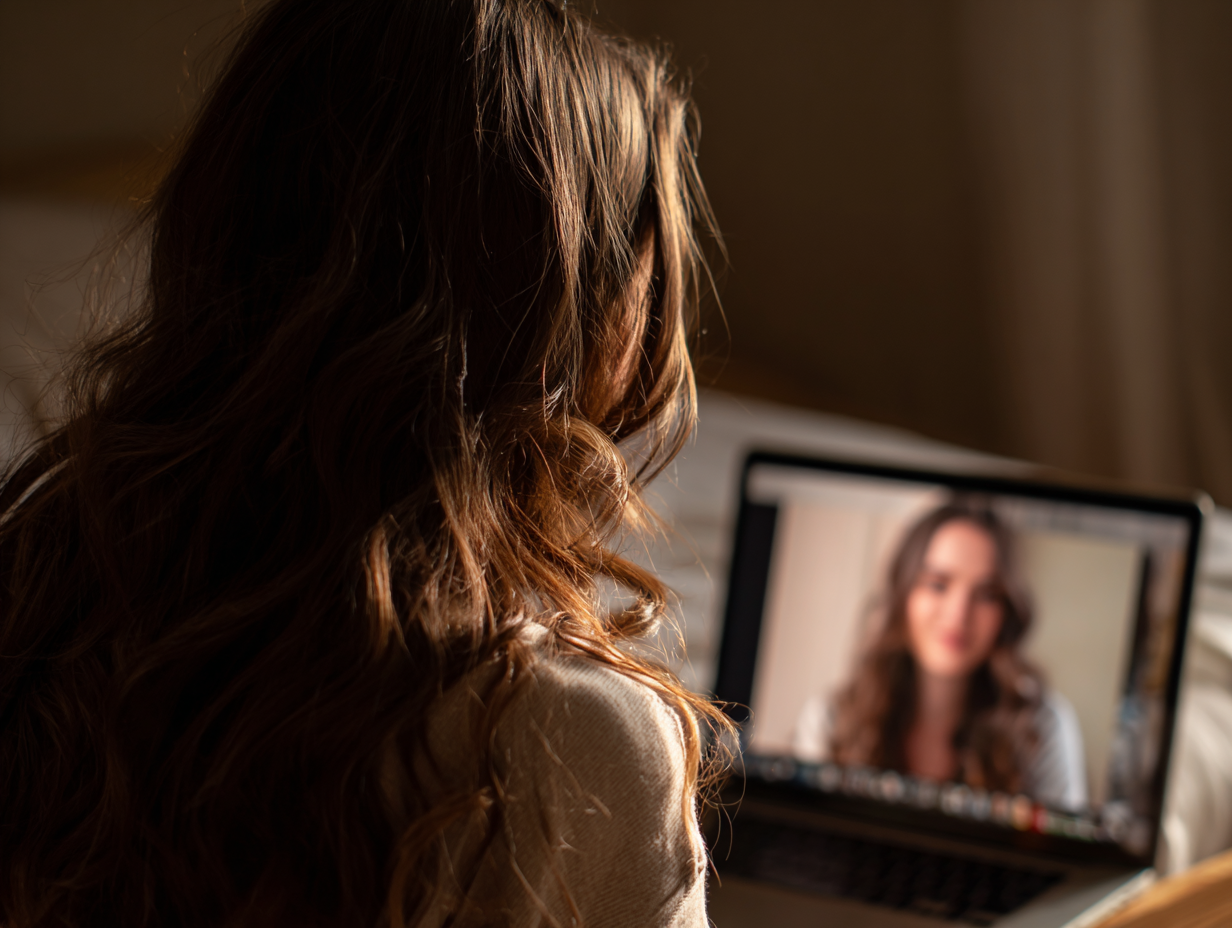 Student effectively using an online learning platform